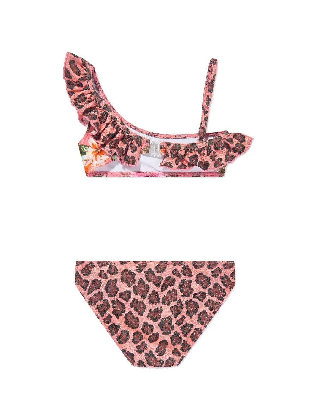 SELINIACTION KIDS leopard floral bikini - Roze