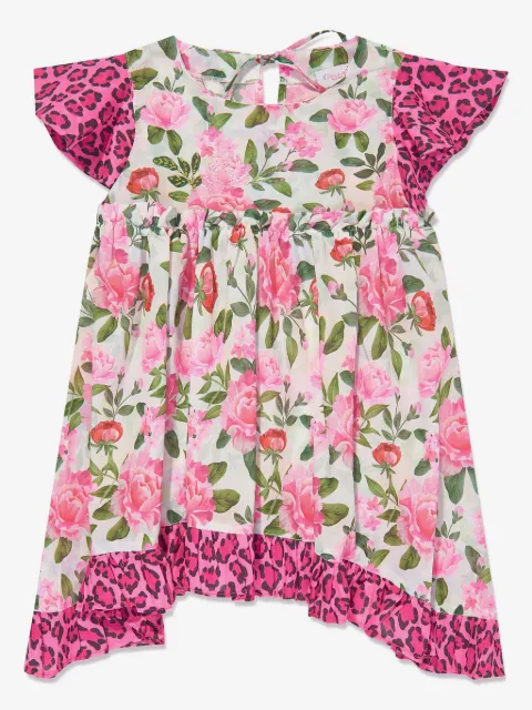 SELINIACTION KIDS floral-print dress