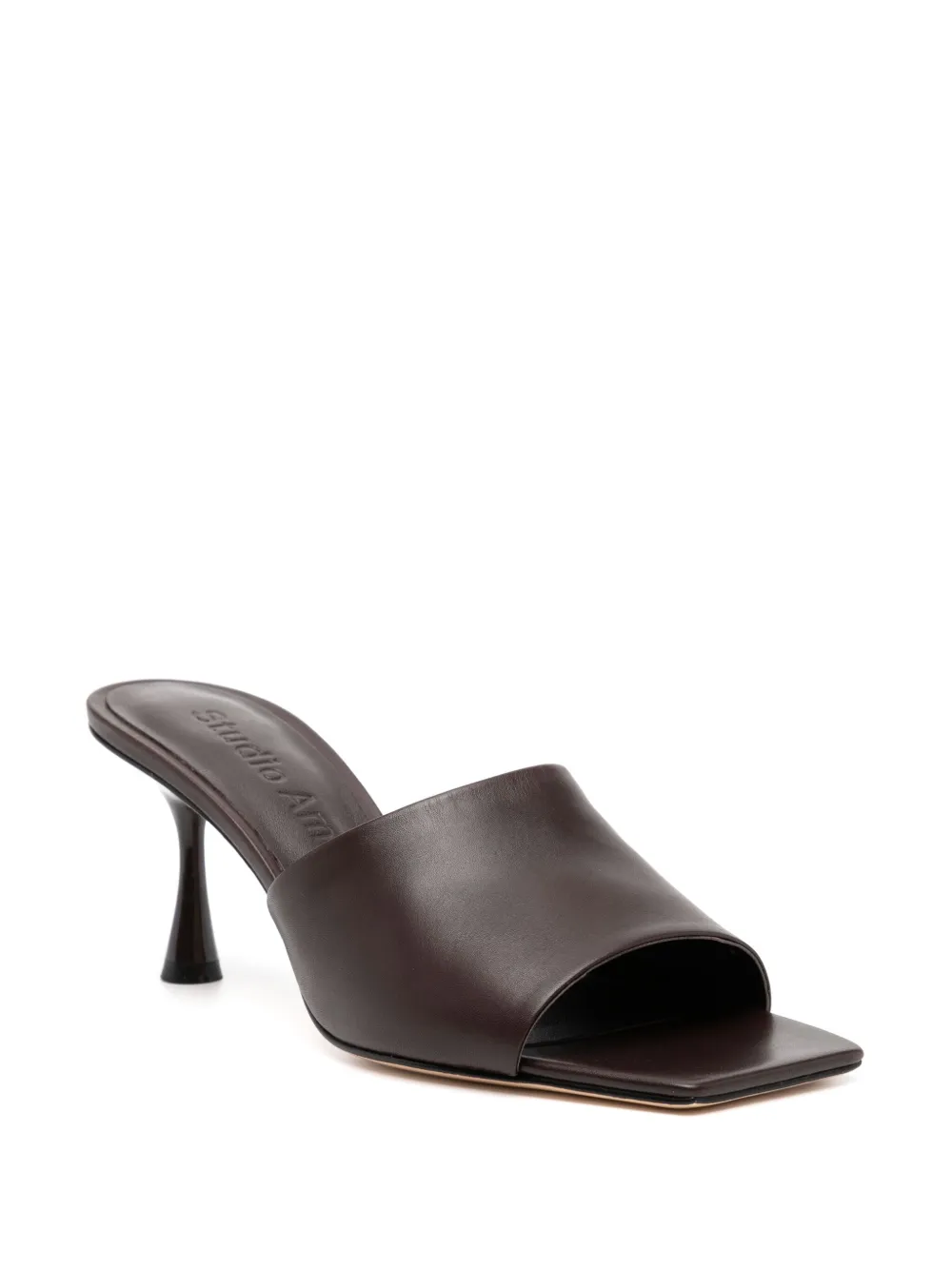 Studio Amelia 70mm classic mules - Bruin