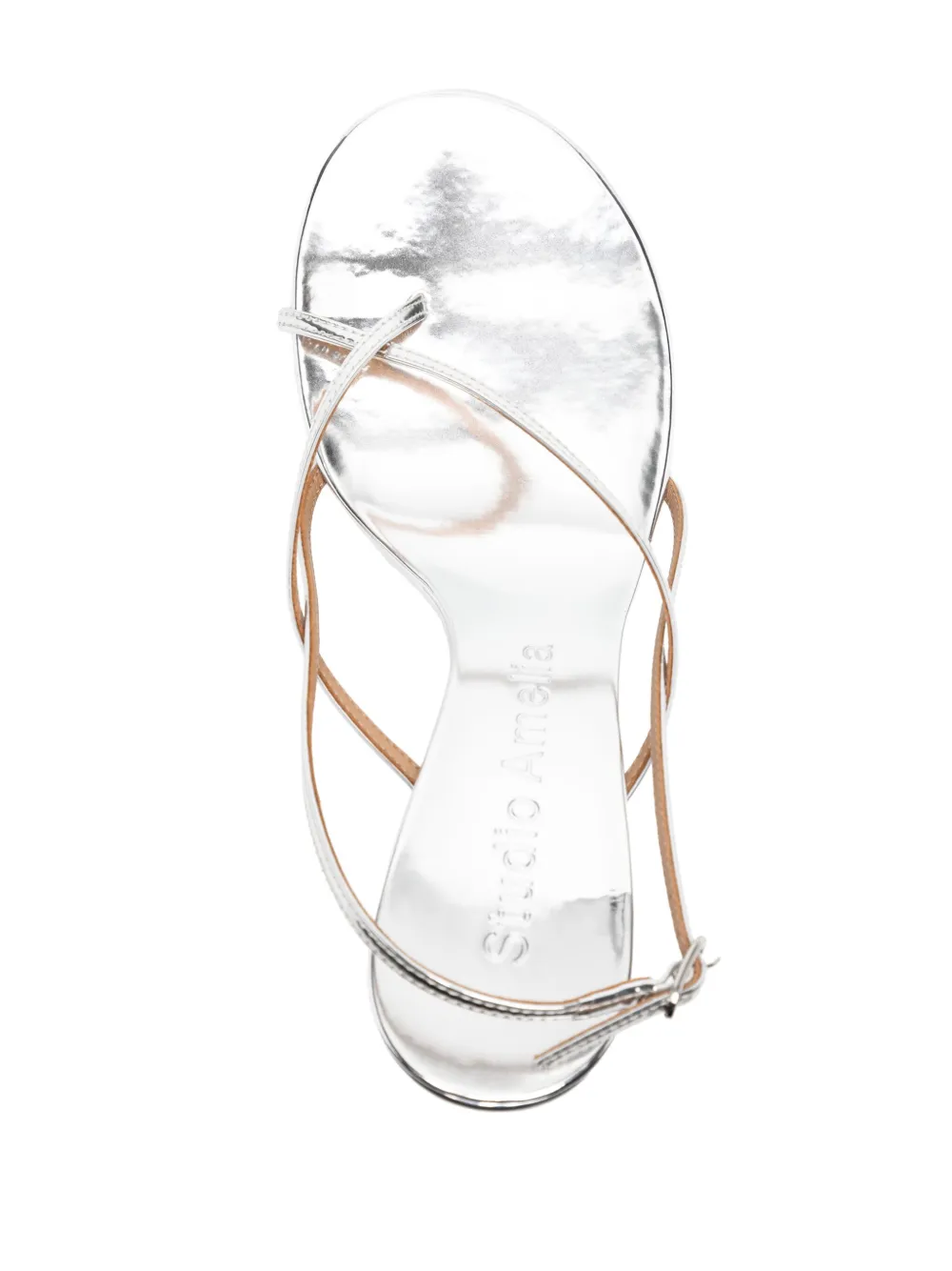 Studio Amelia 90mm Barbella sandals Silver