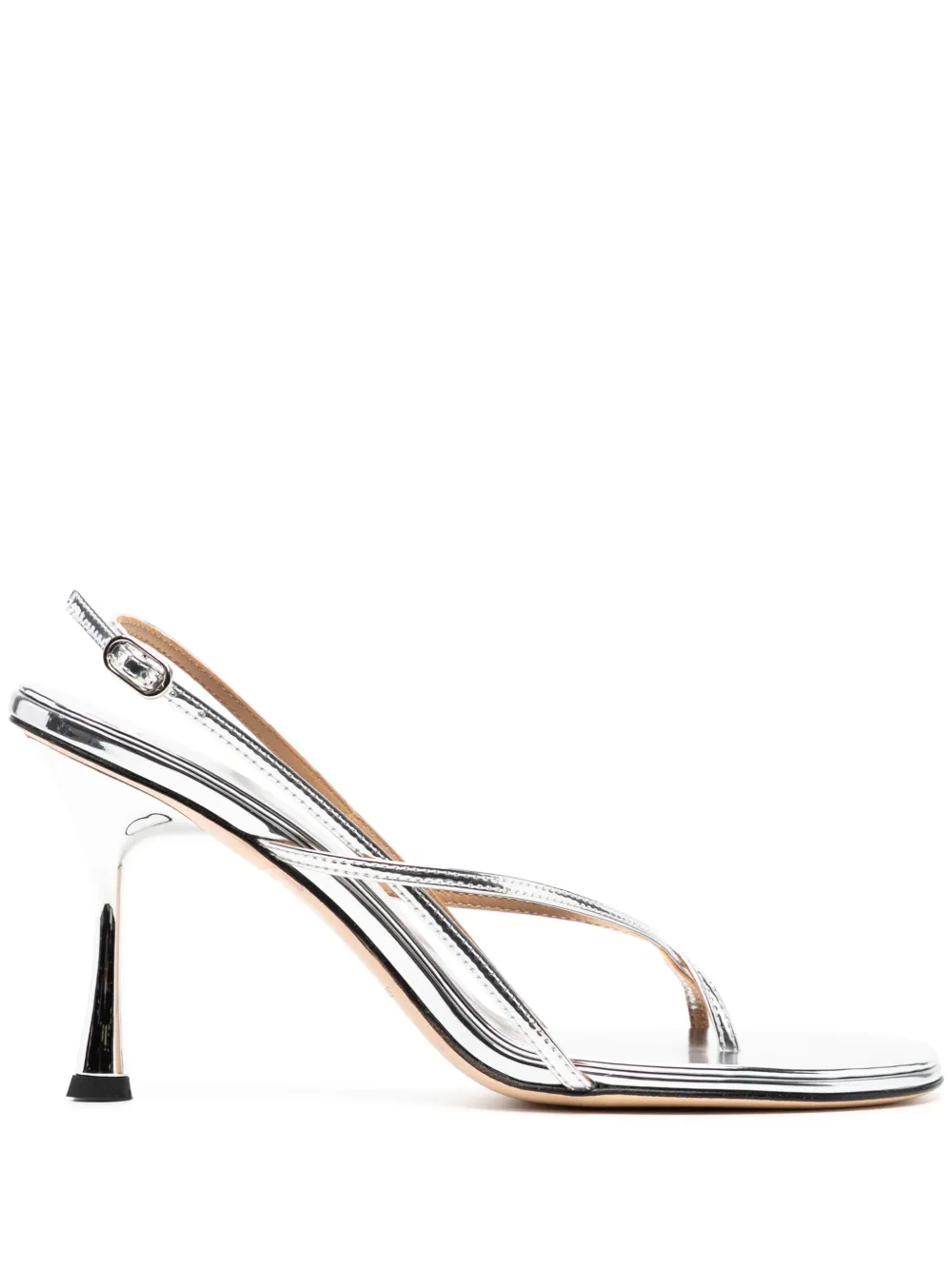Studio Amelia Barbella 90mm サンダル - シルバートーン Studio Amelia Barbella 90mm サンダル - シルバートーン