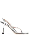 Studio Amelia 90mm Barbella sandals - Silver