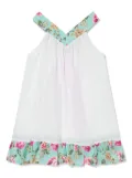 SELINIACTION KIDS floral-print midi dress - White