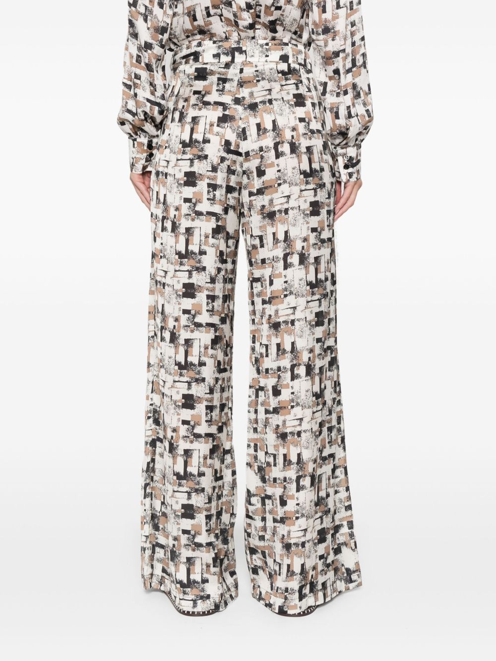 ETRO geometric-print palazzo pants Women