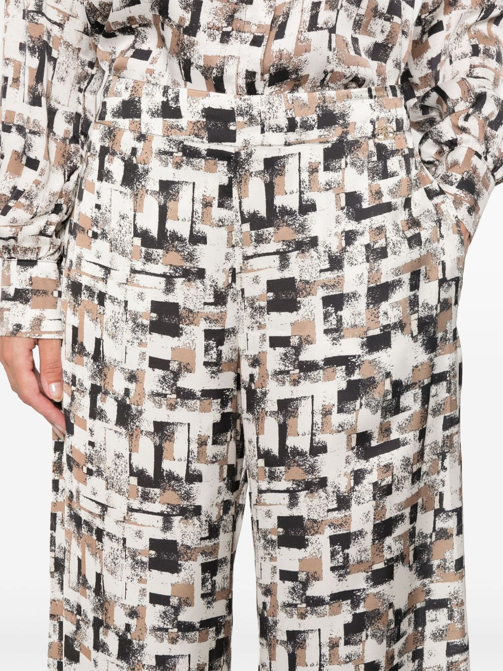 ETRO geometric-print palazzo pants Women