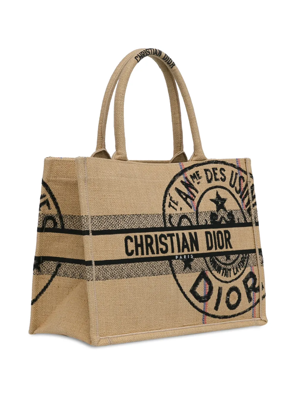 Affordable Christian Dior Pre-Owned 2022 Medium Jute Book tote bag WOMEN