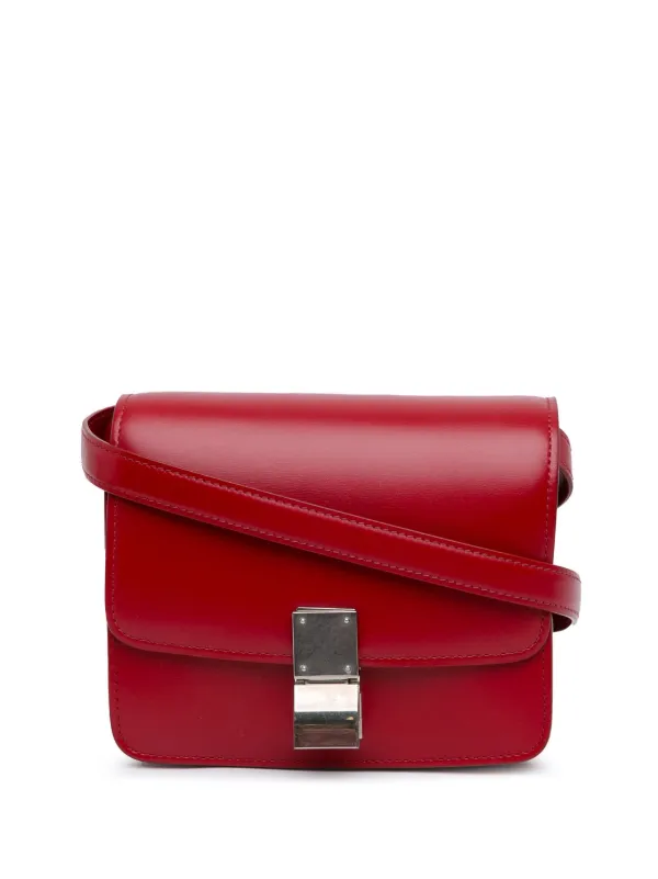 Celine Pre Owned 2019 Small Classic Box Crossbody Bag Red FARFETCH CA