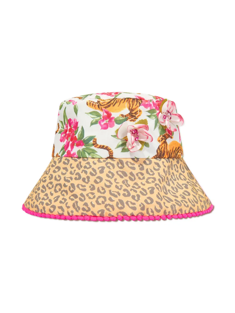seliniactionkids SELINIACTION KIDS Zonnehoed met bloemenprint - Wit