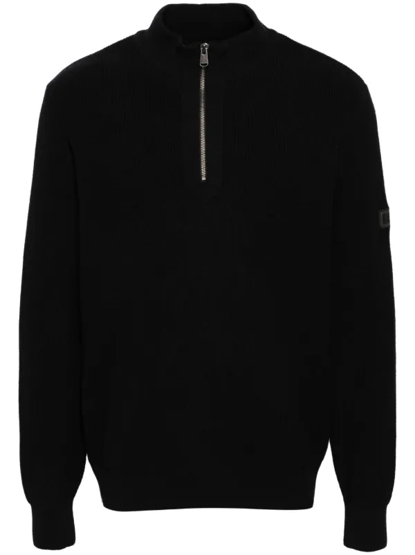 Barbour mens wool jumper best sale