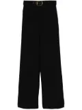 ZIMMERMANN belted wide leg trousers - Black