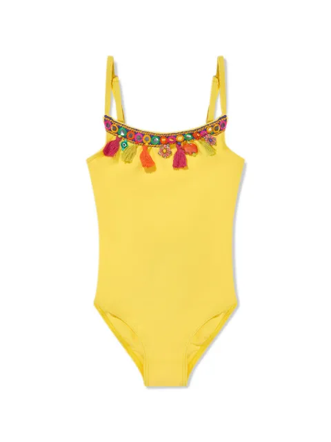 SELINIACTION KIDS pompom-detail swimsuit