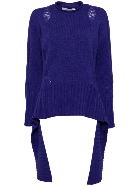 SIMONA CORSELLINI drop-stitched jumper