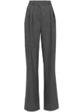 SIMONA CORSELLINI pinstriped wide trousers - Grey