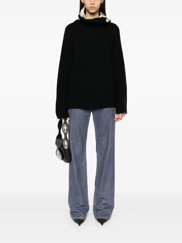 Helmut Lang タートルネック セーター | ブラック | FARFETCH JP