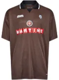 Martine Rose logo-print football jersey - Brown