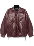 KASSL Editions padded bomber jacket - Purple