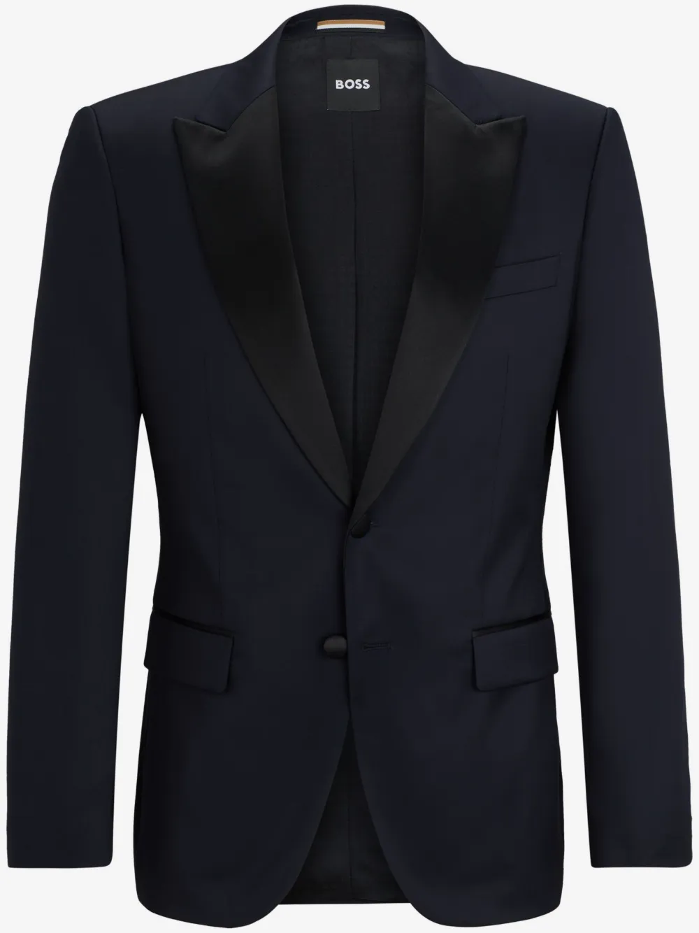 BOSS peak-lapel jacket | Blue | Image 1