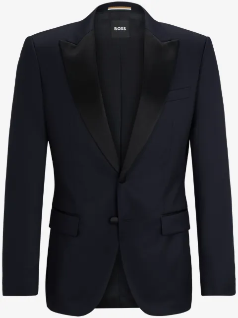 BOSS peak-lapel jacket 