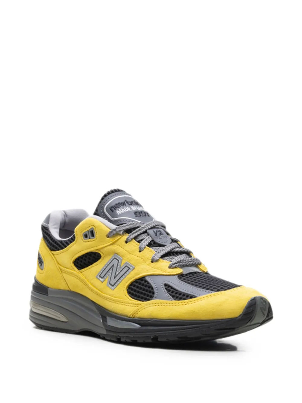New Balance 991v2 City Exclusive lace-up sneakers Geel