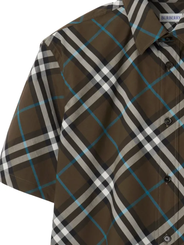 トップス Burberrys check pattern shirt Burberry Check Cotton Button-Down Shirt | Saks Fifth Avenue