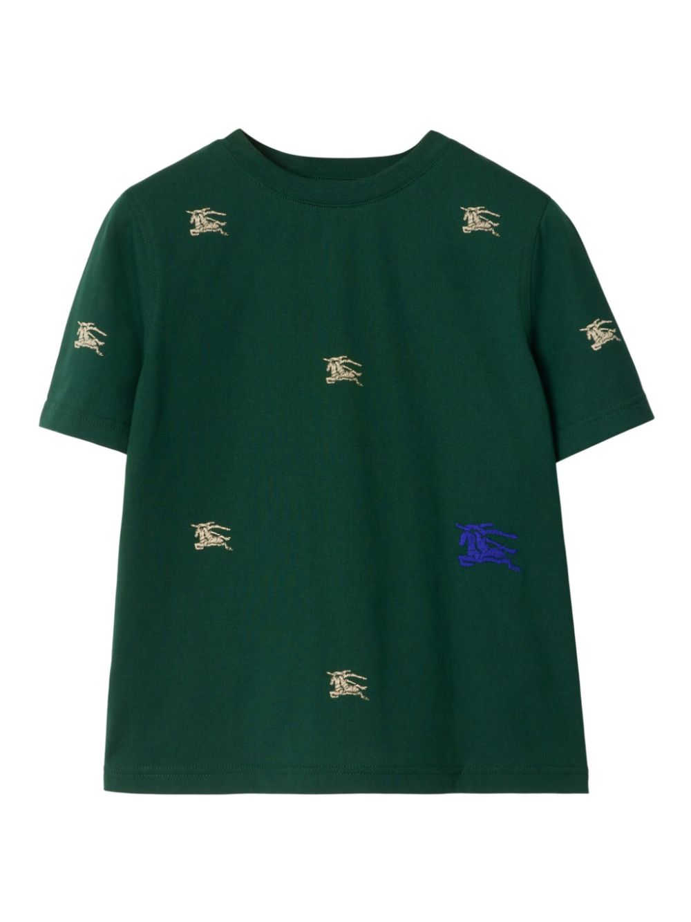 Burberry Kids EKD cotton T-shirt - Green