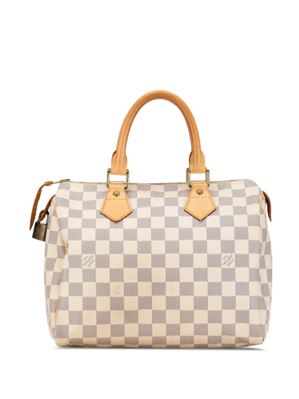 Louis Vuitton Pre-Owned 2006 Damier Azur Speedy 25 Boston tas - Wit