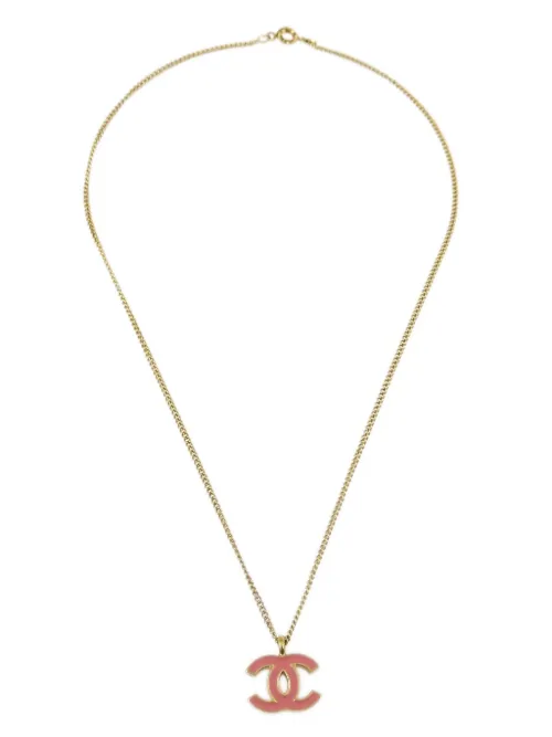 Collier à pendentif CC (2001) - CHANEL Pre-Owned - Modalova