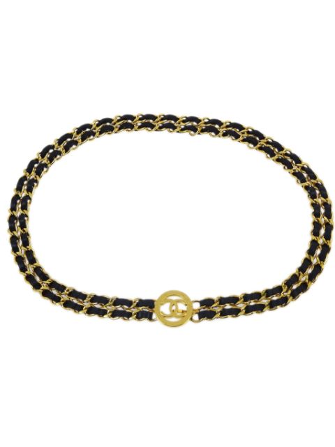 CHANEL 1990-2000s CC chain belt Women