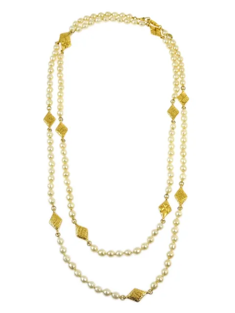 CHANEL Pre-Owned 1990-2000s faux-pearl necklace