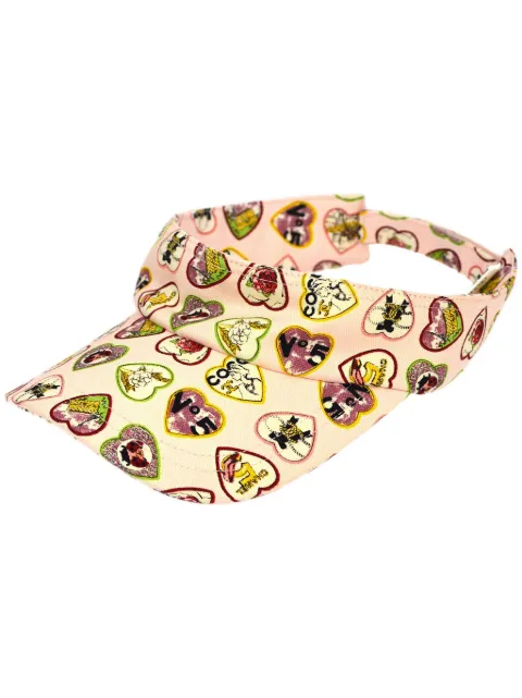 CHANEL 1990-2000s Valentine visor hat Women