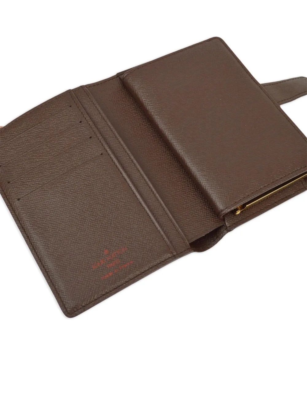 Pre-owned Louis Vuitton 2005 Viennois Wallet In Brown