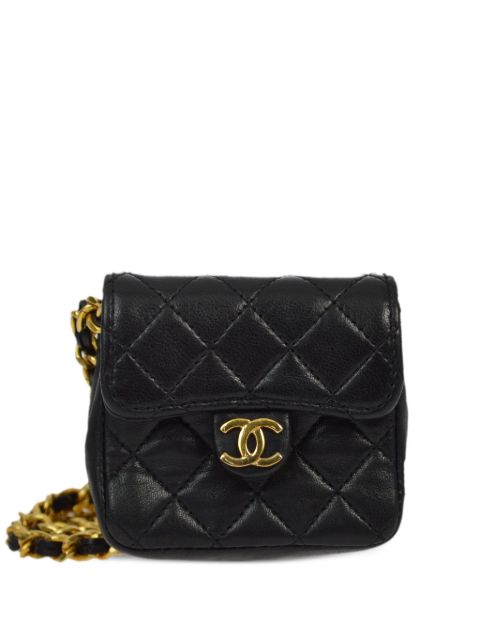 CHANEL Pre-Owned 1990 micro Classic Flap shoulder bag WOMEN