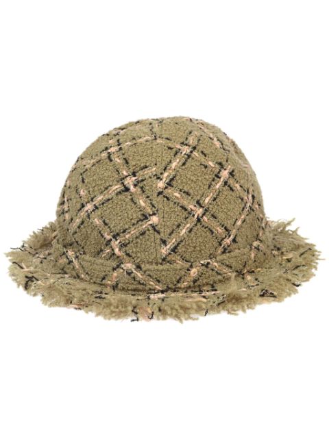 CHANEL 1990-2000s tweed hat Women