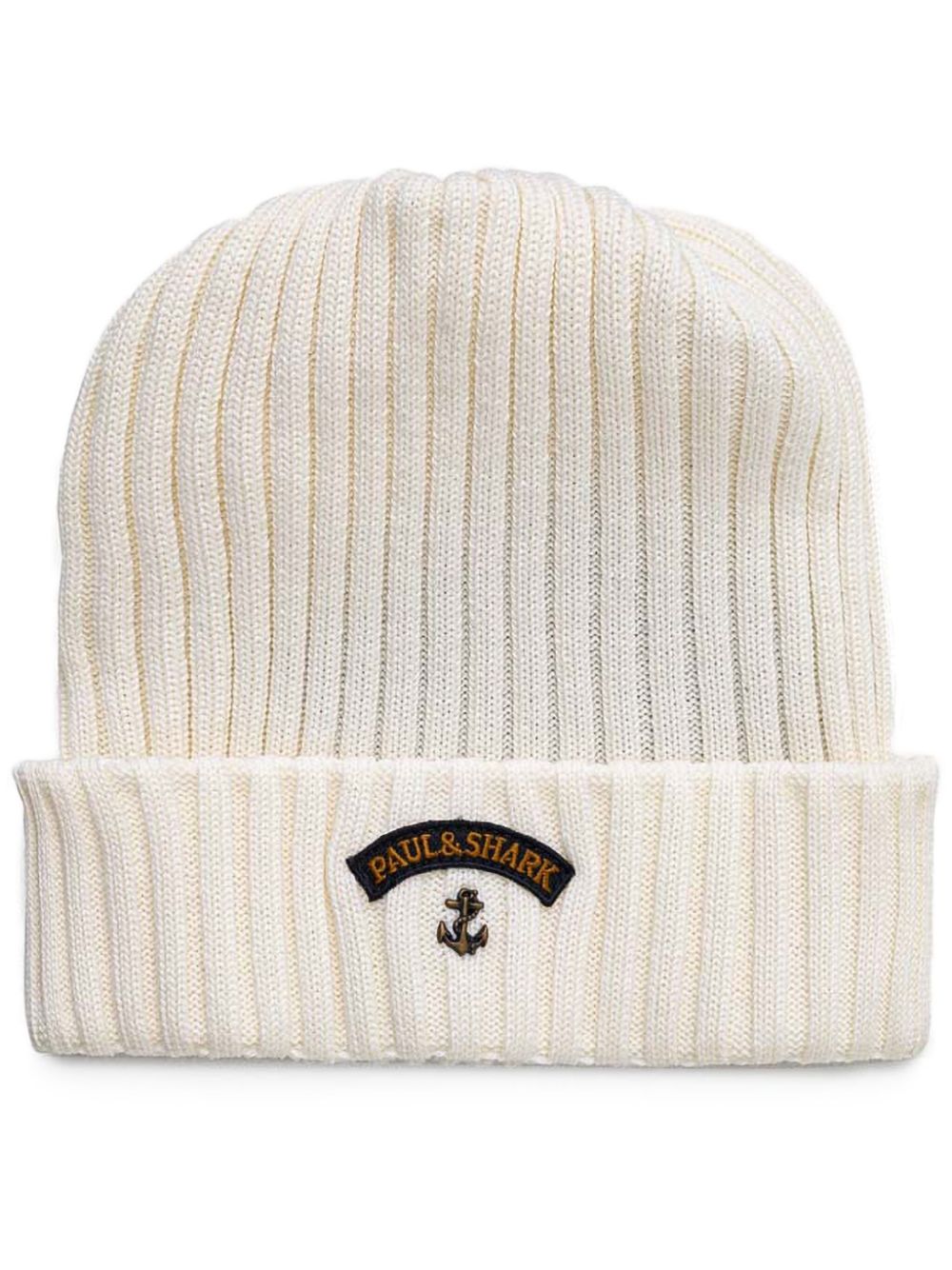 logo-appliqué beanie hat