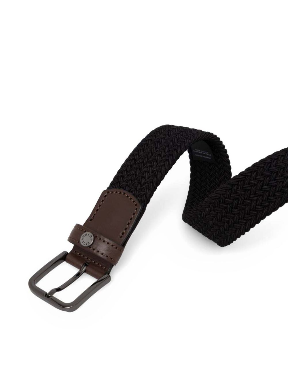 Paul & Shark interwoven belt - Zwart