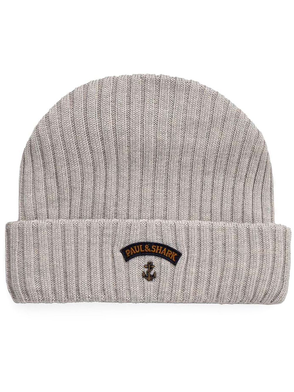 logo-appliqué beanie hat