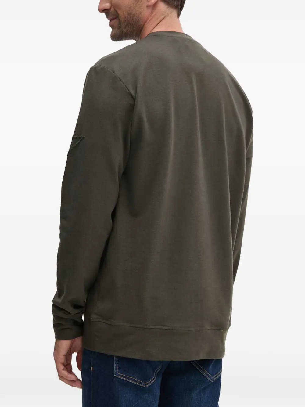 Paul & Shark Sweater met ronde hals en lange mouwen Groen