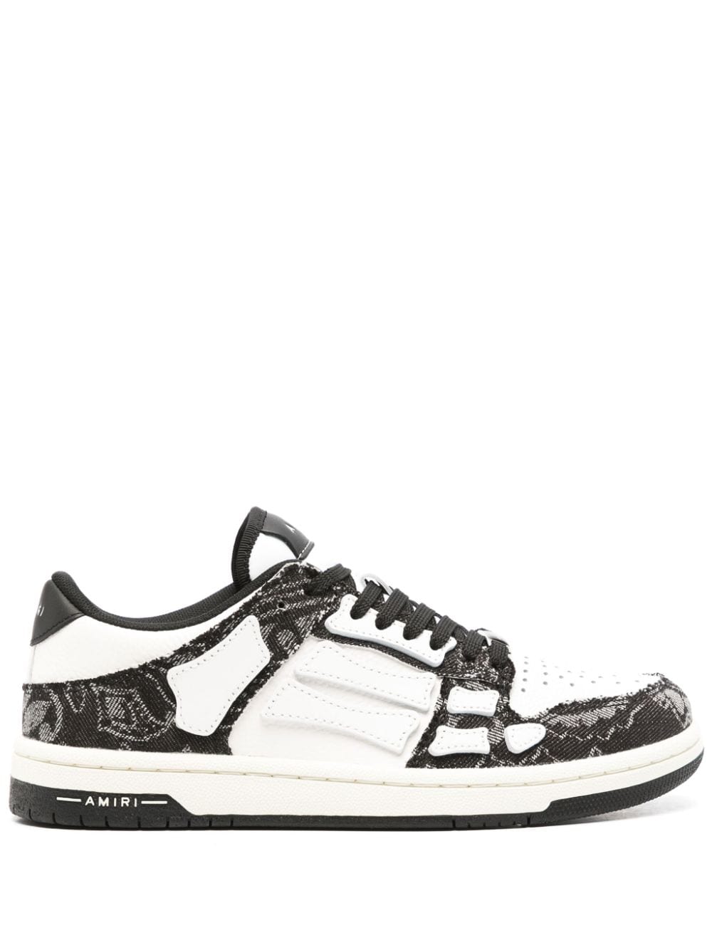 Shop Amiri Skel Sneakers In Black