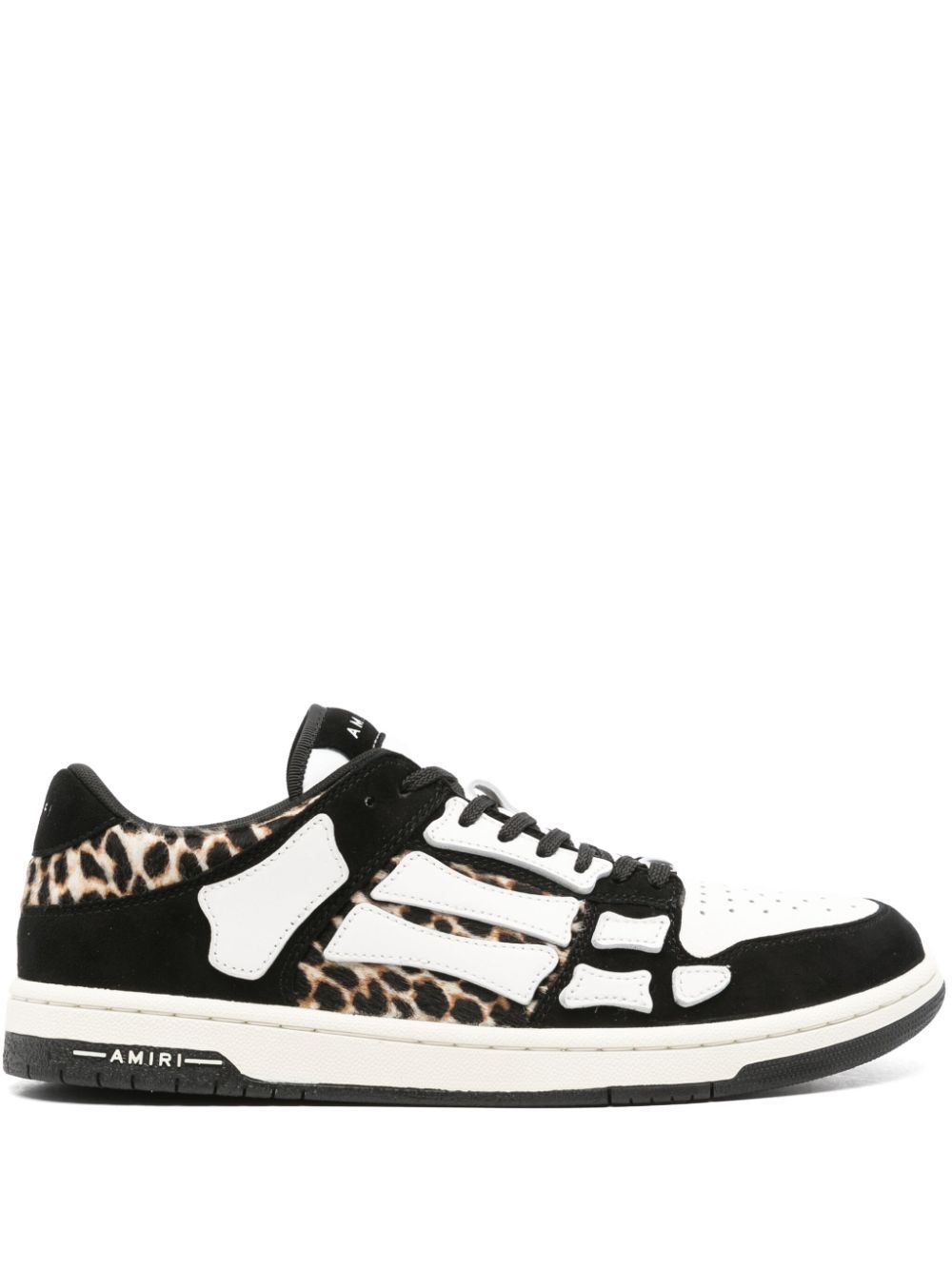 Shop Amiri Skel Top Sneakers In Black