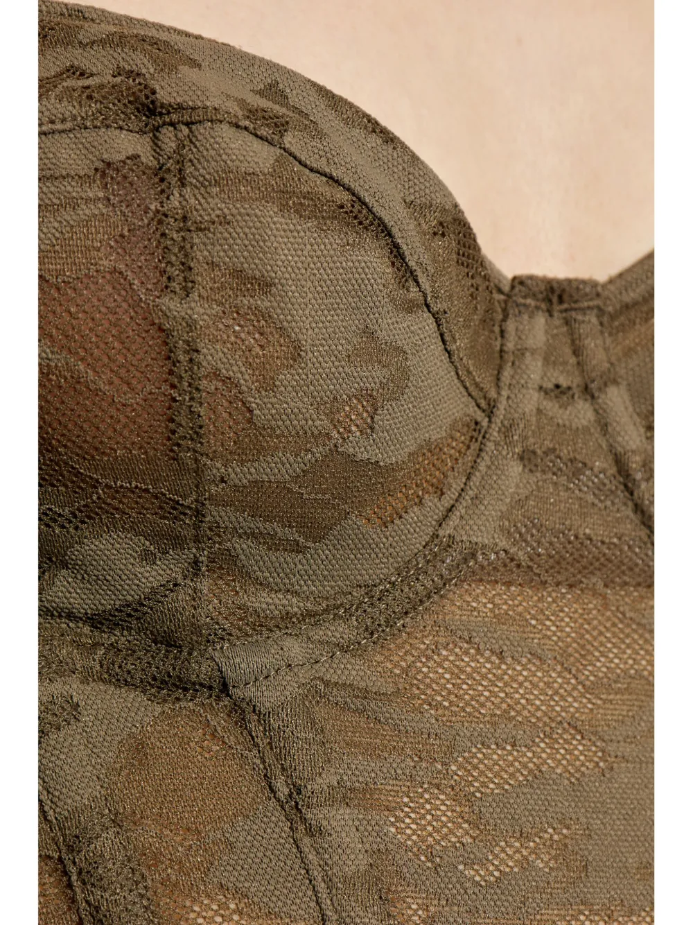 Diesel X Savage X Fenty Camo Corset In Green