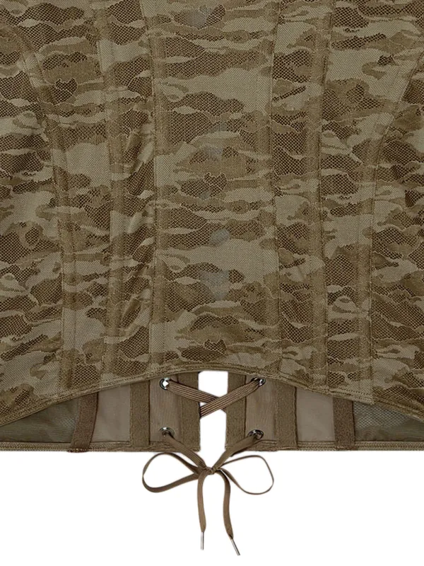 Diesel x Savage x Fenty Camo Corset | Brown | FARFETCH