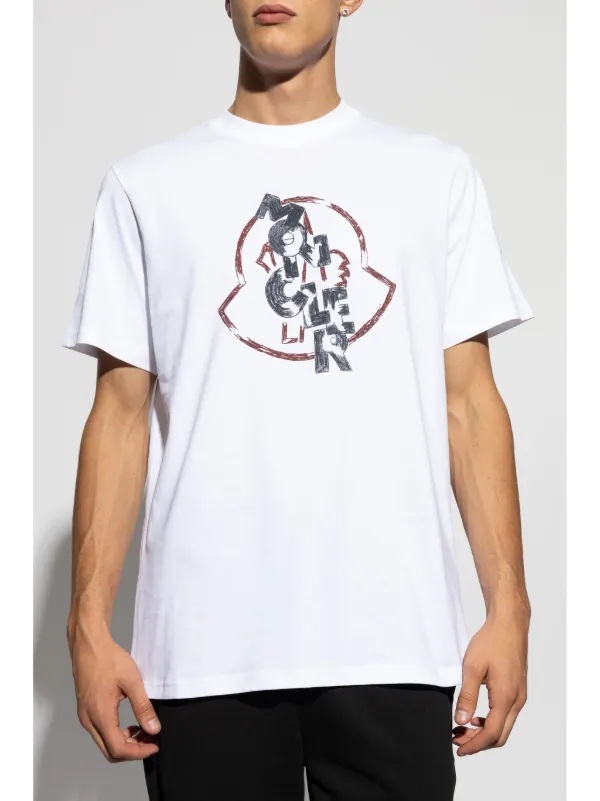 Moncler Logo t shirt Farfetch