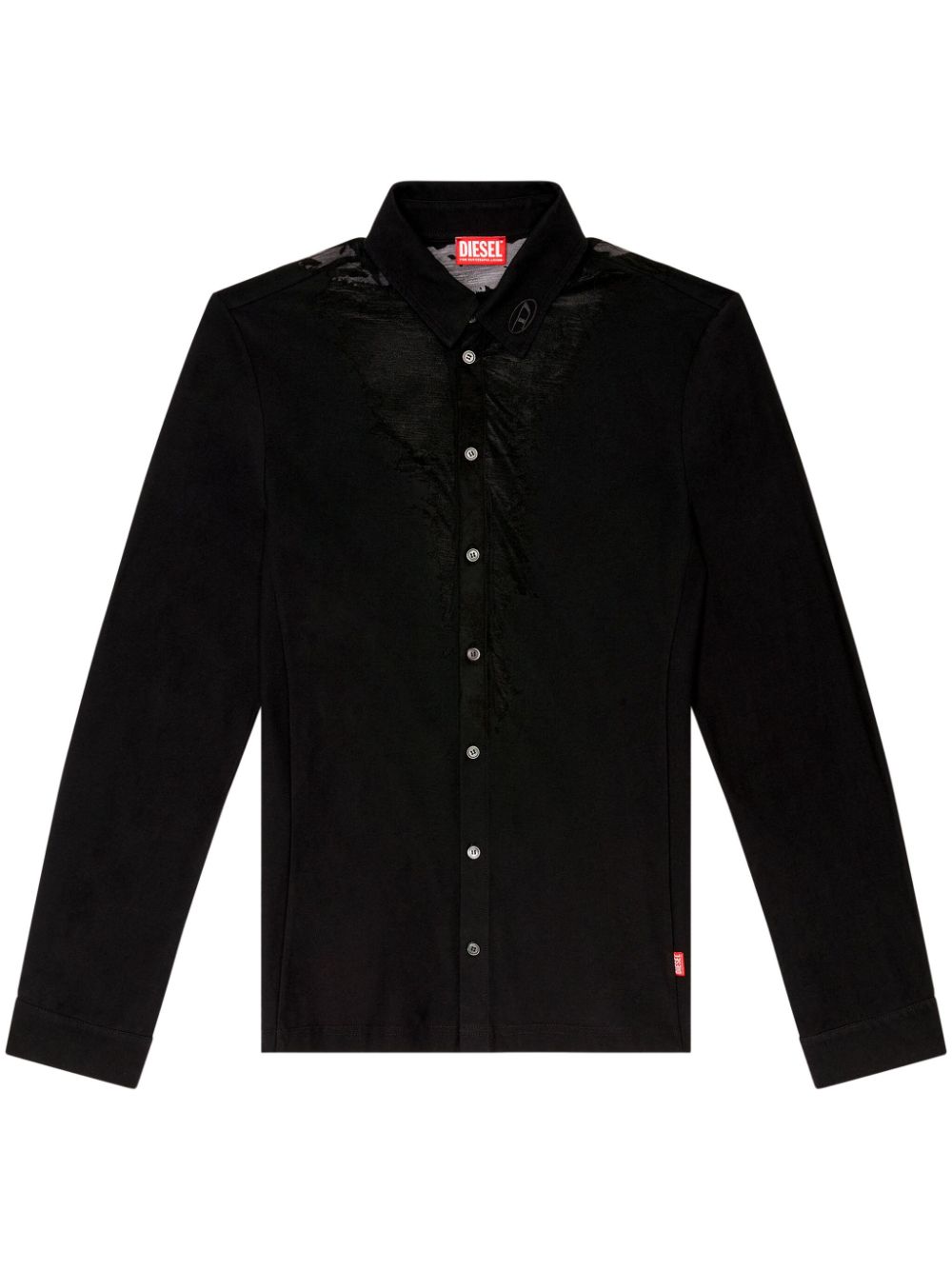 Diesel S-Sun-Plain shirt – Black