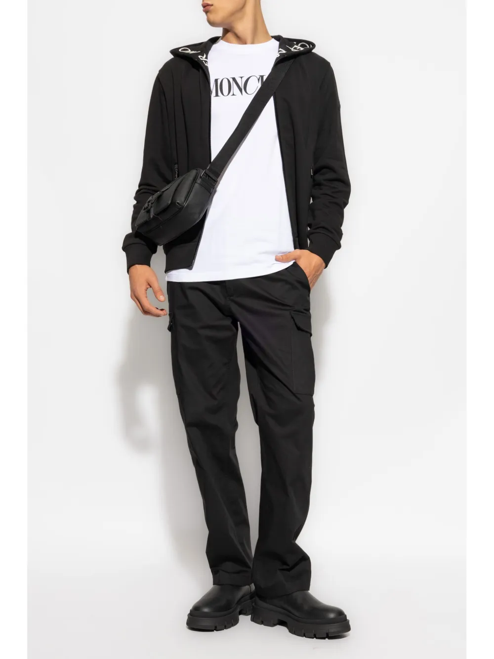 Moncler Straight broek - Zwart