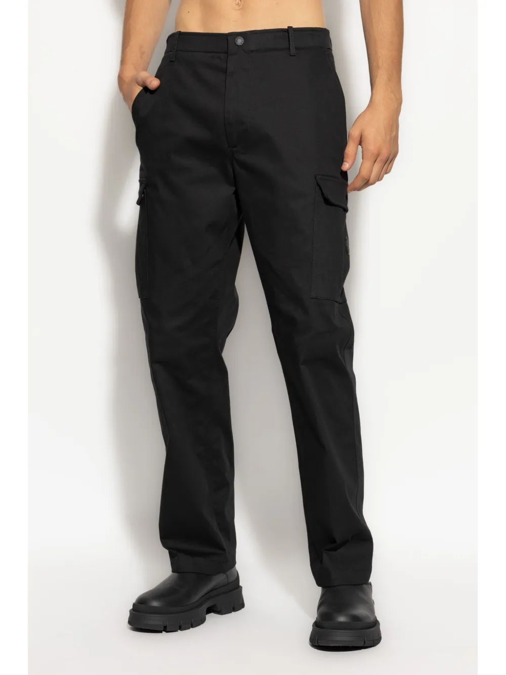 Moncler Straight broek Zwart