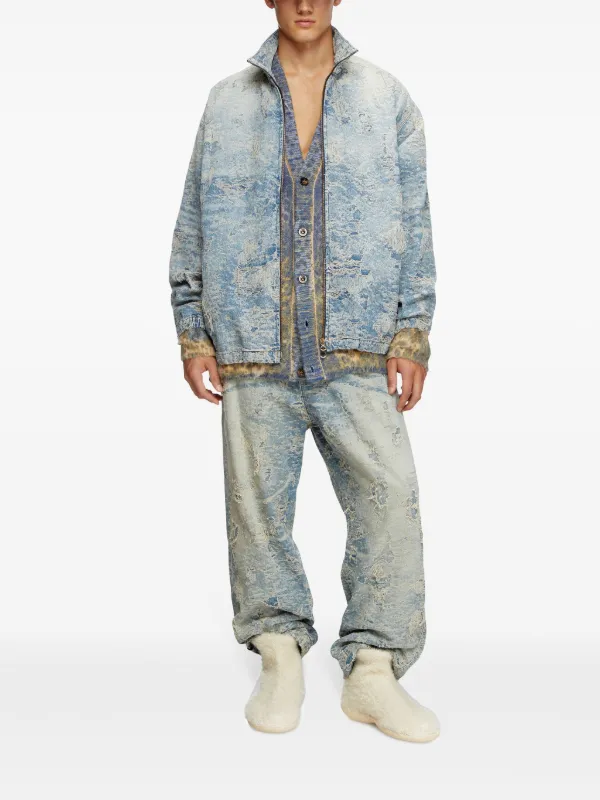 Diesel D-Krap Jacket | Blue | FARFETCH PH