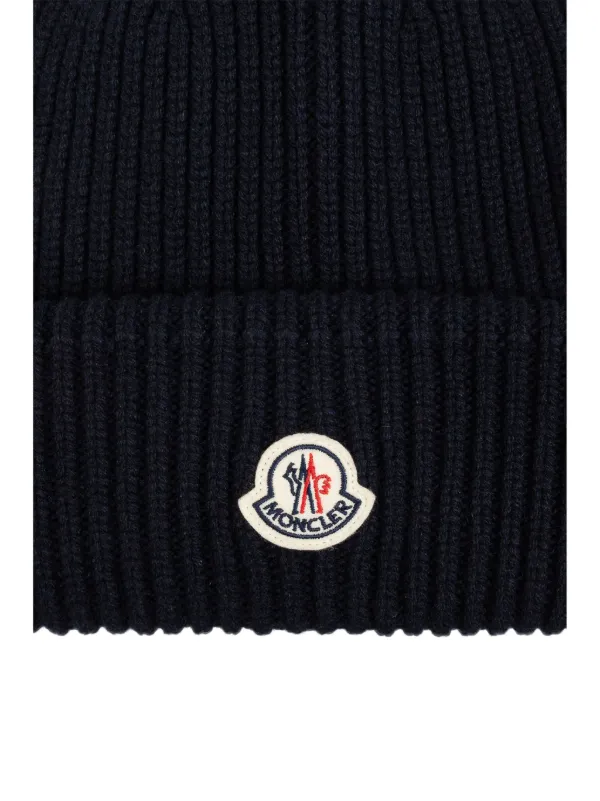 Moncler black bobble hat online