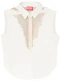 Diesel C-Giseld vest - White