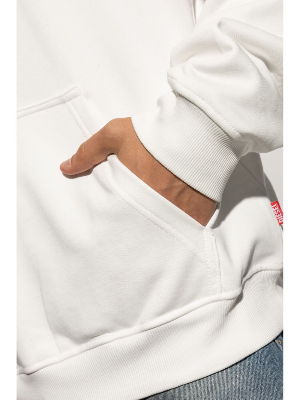 Shop Diesel S-boxt Hood In White