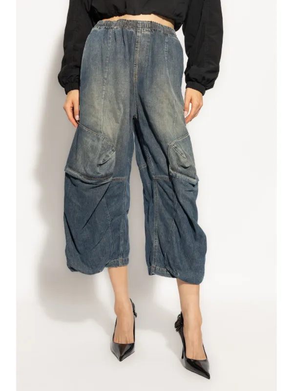 Tacón Zapatos Diesel En Jeans D-Ten&Half-Zapatos De Salón